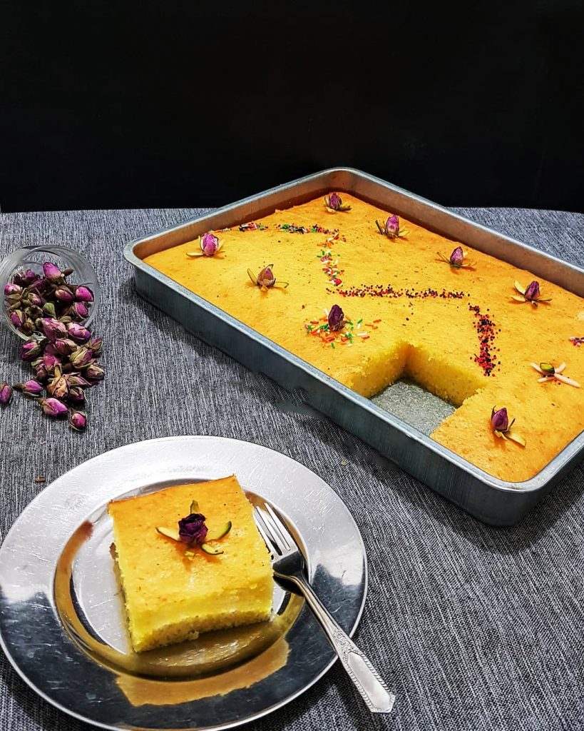 طرز تهیه کیک شربتی