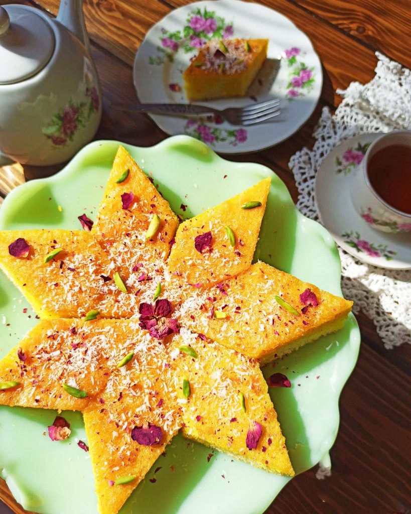 طرز تهیه کیک شربتی