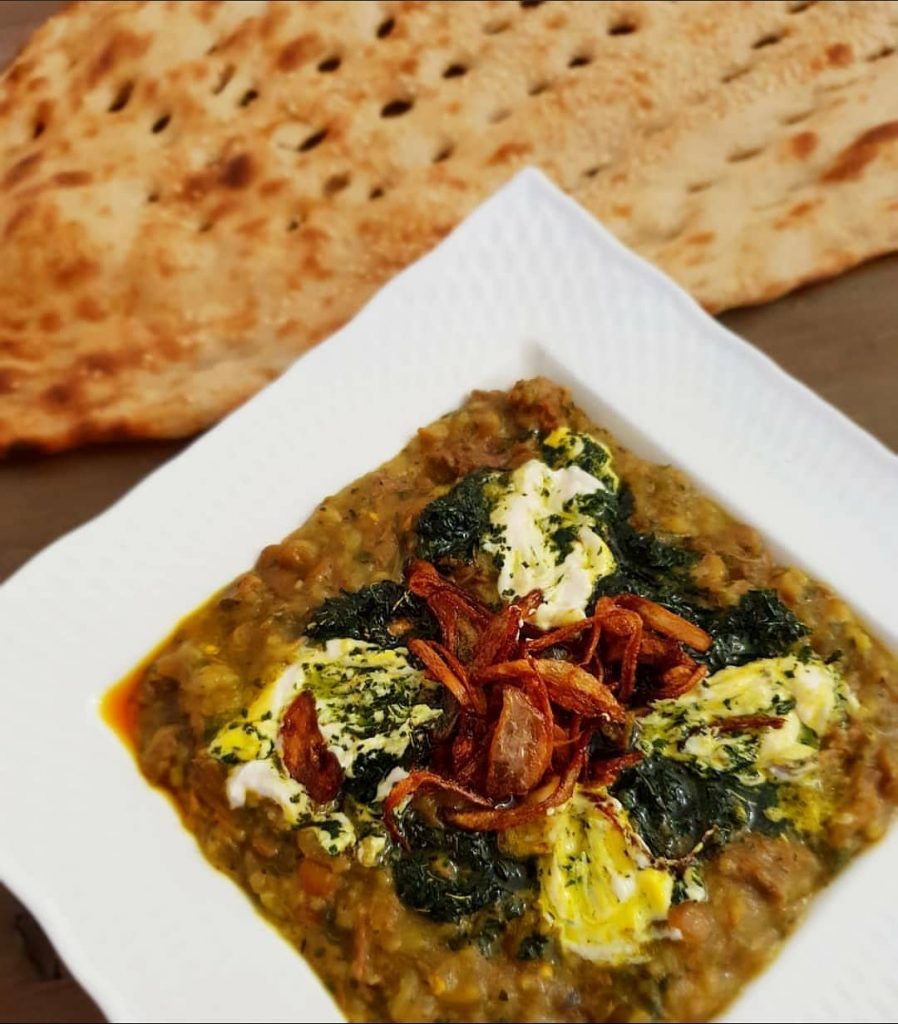 طرز تهیه آش بادمجان