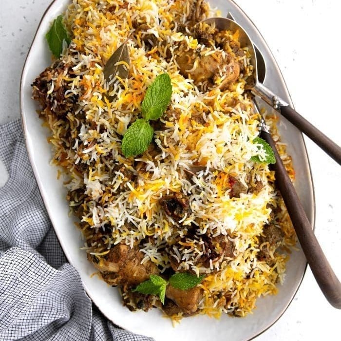 طرز تهیه بریانی مرغ