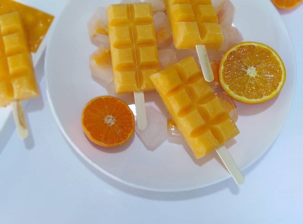 طرز تهیه بستنی پرتقالی