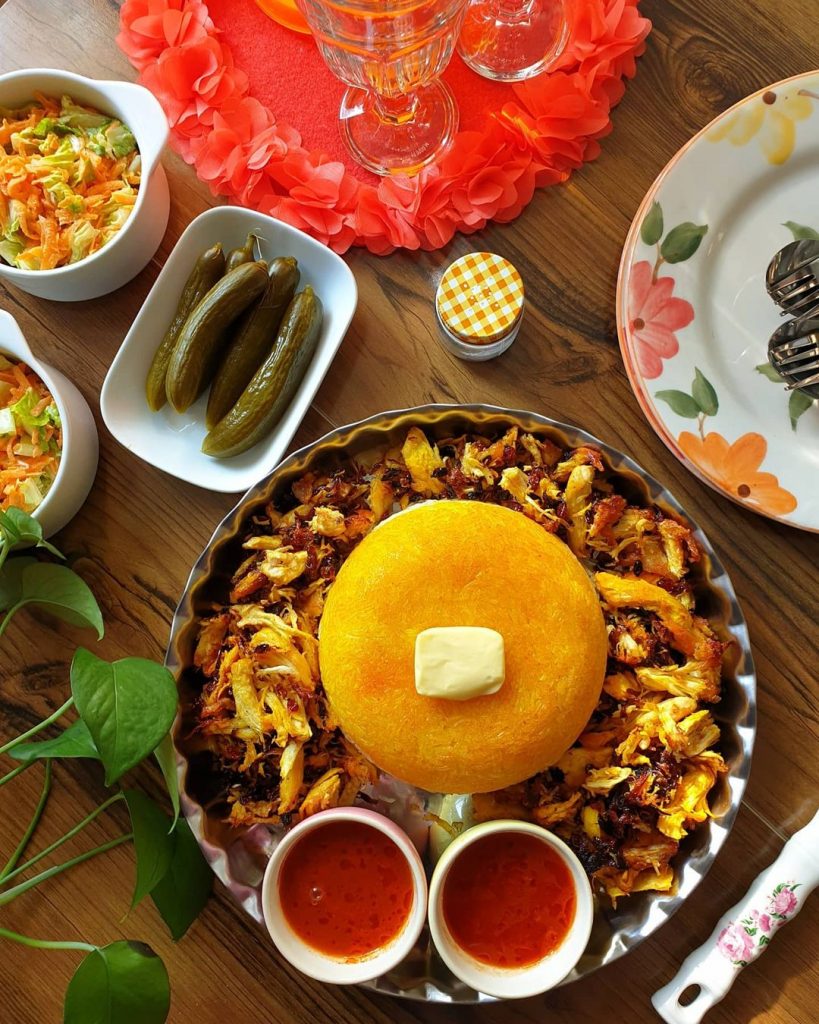 طرز تهیه کته قالبی