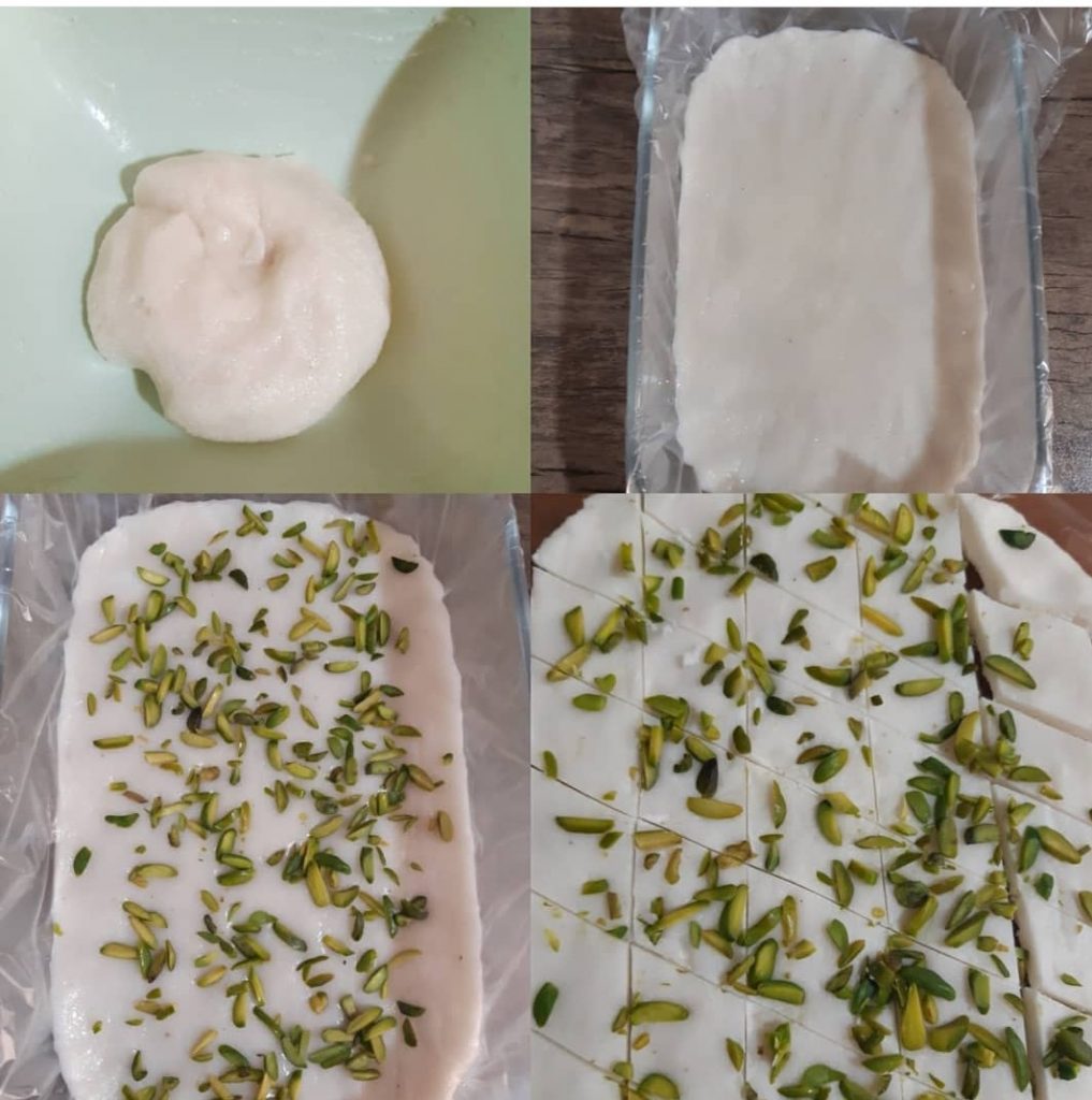 طرز تهیه لوز نارگیل