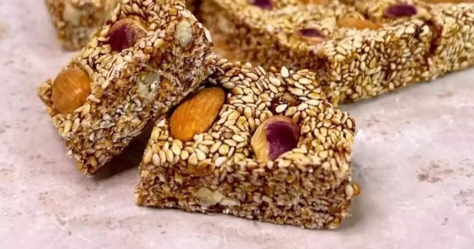 طرز تهیه کنجد بار