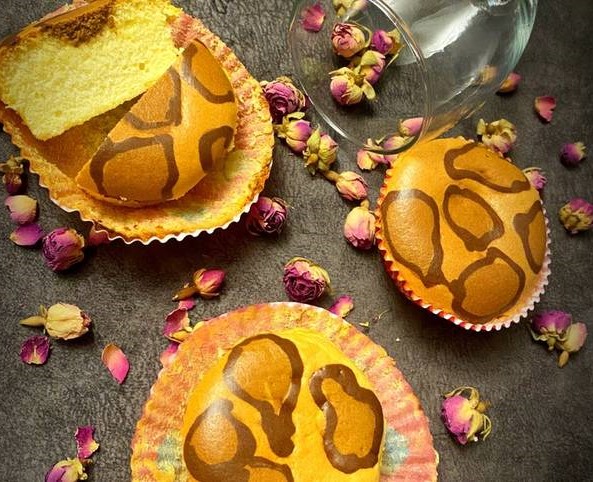 طرز تهیه کاپ کیک پلنگی